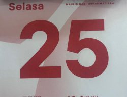 25 Agustus 2026 Libur Nasional, Memperingati Maulid Nabi Muhammad SAW