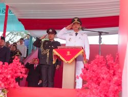 Bupati Solok Pimpin Upacara Peringatan HUT ke-81 Kemerdekaan RI di GOR Batu Batupang