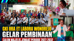 GKI Ora Et Labora Wonorejo Gelar Pembinaan Calon Majelis Jemaat Periode 2027-2032