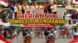 Meriahnya Lomba Hari Kedua yang Diselenggarakan Cafe Ambon Manise di PSM