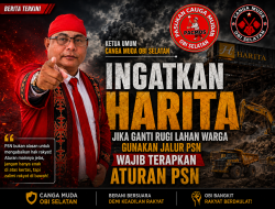 Jefry Daeng SH Ingatkan Harita: Jangan Lakukan Ganti Rugi Lahan Warga Sebelum Mekanisme PSN Dikaji dan Dipastikan Sesuai Aturan