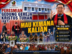 PERESMIAN GEDUNG GEREJA KRISTUS TUHAN DI KOTA SINGKAWANG