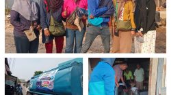 Tim Relawan Seputar Tarumajaya menuai pujian masyarakat, 8000air bersih, dan 100 nasi kotak dibagikan dalam Giat rutin Jumat berkah