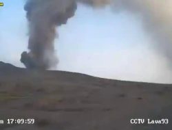Aktivitas Erupsi Gunung Anak Krakatau Menurun, Status Masih Siaga