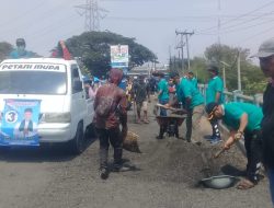 Jembatan Pulo Puter di Tambun Utara Diperbaiki, CaKaDes Sri Mahi No Urut 03 Ikut Andil