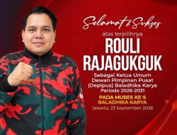 Tutup Mubes V Baladika Karya, Rouli Rajaguguk Ajak Kader Jadi Garda Terdepan Pemenangan Golkar