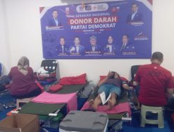 HUT Partai Demokrat, DPC Demokrat Kota Bekasi Gelar Donor Darah