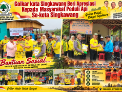Golkar Peduli dan Beri Apresiasi kepada Masyarakat Peduli Api Se-Kota Singkawang