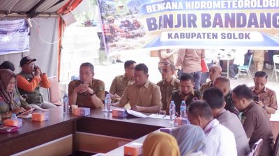 Bupati Solok Pimpin FGD Forkopimda, Kabupaten Solok Masuki Masa Transisi Pemulihan Pascabencana Selama Enam Bulan