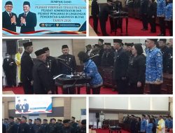 Momentum Hari Jadi Provinsi Jawa Timur, Bupati Blitar Lantik 120 Pejabat Pemkab Blitar