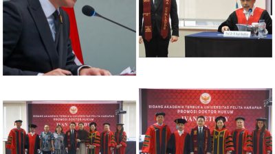 Ivan Setiady Raih Gelar Doktor Ilmu Hukum UPH dengan Predikat Summa Cum Laude
