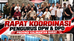 Pemantapan Rapat koordinasi Pengurus DPW Dan DPD Provinsi Kalimantan Barat 