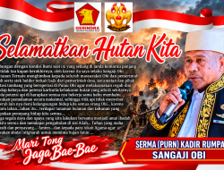 SELAMATKAN HUTAN DARI KEKERINGAN, WARGA OBI DIAJAK BERDOA MEMOHON HUJAN