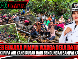 Kades Susana Turun Langsung Pimpin Perbaikan Pipa Air Desa Batu Tiga, Distribusi ke Dusun Sungai Sengkuang Jadi Prioritas